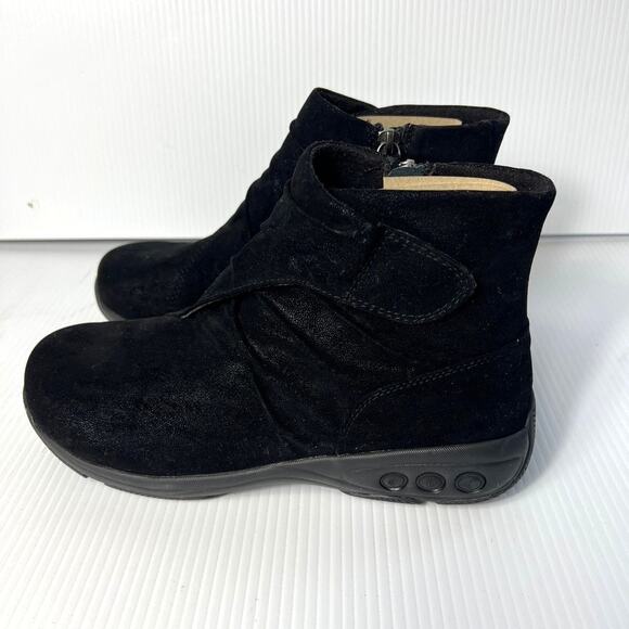 New Therafit Nadia Women Ankle Boot Bootie Black Comfort Cushion EU 38 US 7.5-8 - Picture 4 of 12